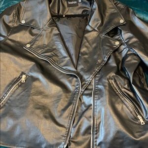 Black and Silver Moto Jacket